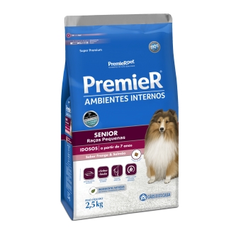 Ração Premier Ambientes Internos Senior - 2,5 kg
