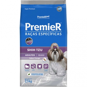 Ração Premier Raças Especificas Shih Tzu Adultos 7,5 kg
