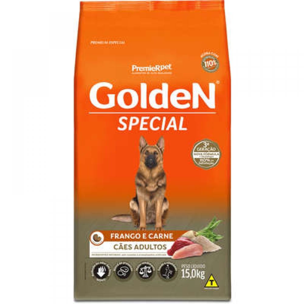 Ração Golden Cães Adultos Special Raças Grandes 15 kg