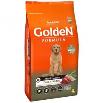Ração Golden Cães Adultos Raças Grandes Carne 15 kg