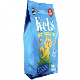 Areia Para Gatos Kets 12 kg