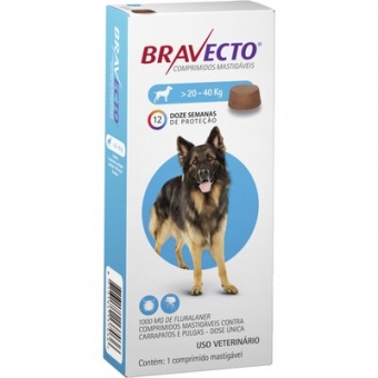 Bravecto para Cães 20 a 40 kg