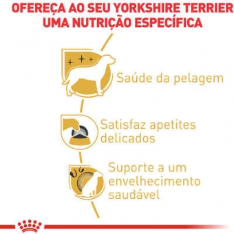 Ração Royal Canin para Cães Adultos da Raça Yorkshire 2,5 kg