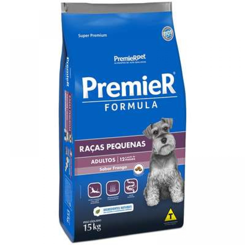 Ração Premier Cães Adultos Raças Pequenas 15 kg