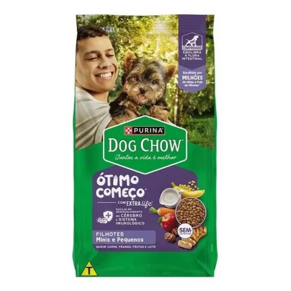 Ração Dog Chow Filhotes Raças Pequenas Frango e Arroz 15 kg