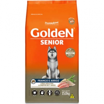 Ração Golden Cães Adultos Senior Raças Grandes 15 kg