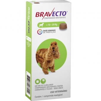 Bravecto para Cães 10 a 20 kg