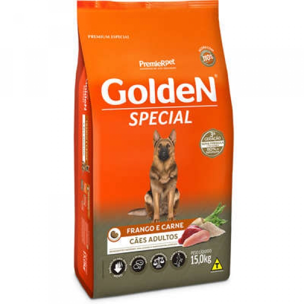 Ração Golden Cães Adultos Special Raças Grandes 15 kg