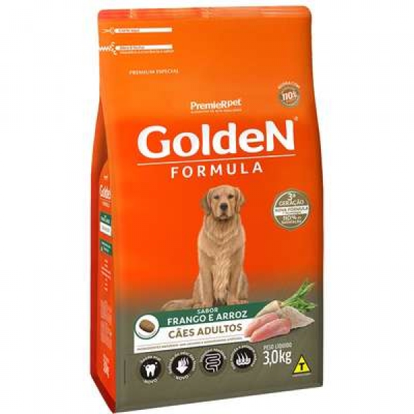 Ração Golden Cães Adultos Raças Grandes Frango 15 kg