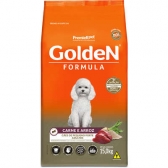 Ração Golden Cães Adultos Minibits Carne 15 kg