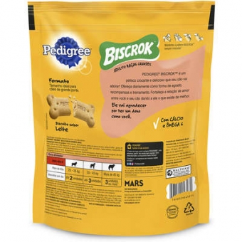 Pedigree Biscrok Adulto Raças Grandes 500 gr