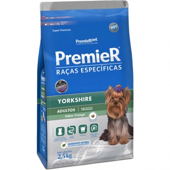 Ração Premier Raças Especificas Yorkshire Adulto - 2,5 kg