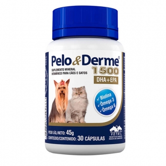 Pelo e Derme 1500mg
