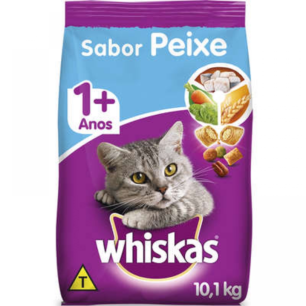 Ração Whiskas Adulto Peixe 10 kg
