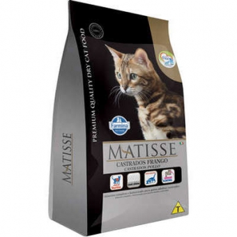 Ração Matisse Gatos Adultos Castrado Frango 2 kg