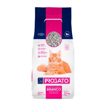 Areia Higiênica ProGato Branco 3,6 kg