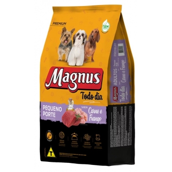 Ração Magnus Adulto Raça Pequena Carne e Frango 10 kg