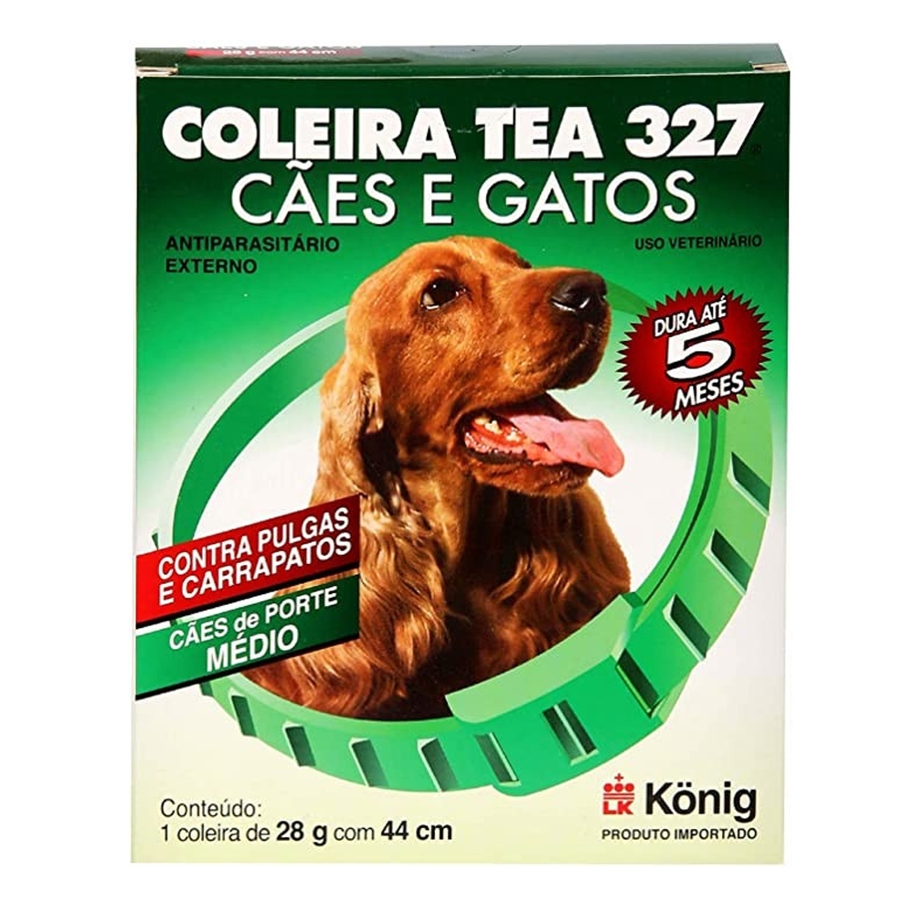 Coleira tea 327/ 28 g/ 44 cm