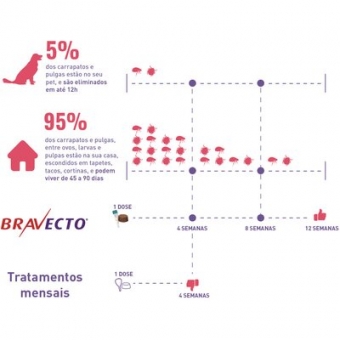 Bravecto para Cães 20 a 40 kg