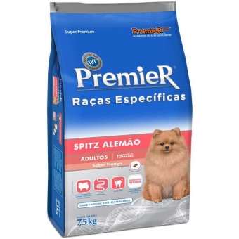 Ração Premier Raças Especificas Spitz Alemão Adulto - 7,5 kg