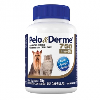 Pelo e Derme 750mg