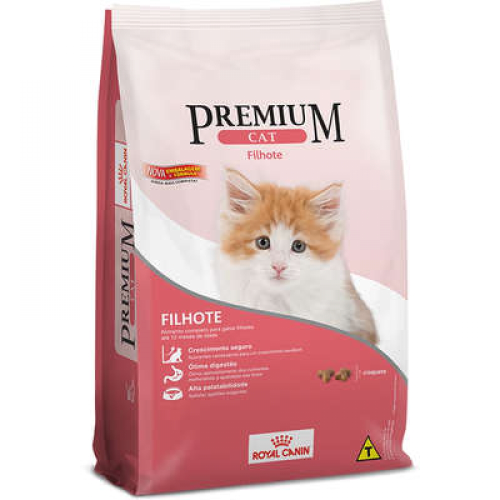 Ração Royal Canin Premium Cat para Gatos Filhote 1 kg
