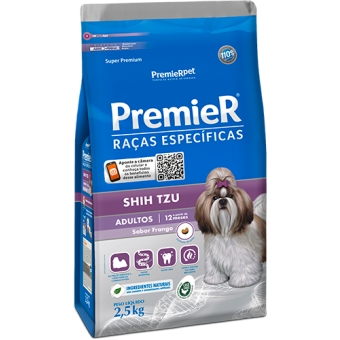 Ração Premier Raças Especificas Shih Tzu Adultos 2,5 kg