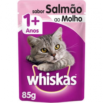 Whiskas Sache Salmão 85 gr