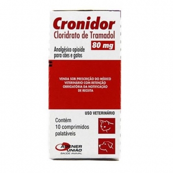 Cronidor cloridrato de tramadol 80mg